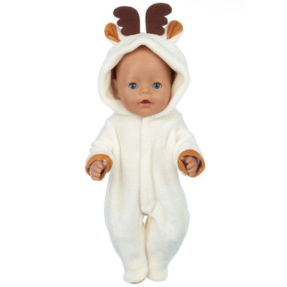 17 Inches Cartoon Animal Reborn Doll Clothes(Only Clothes, no doll)