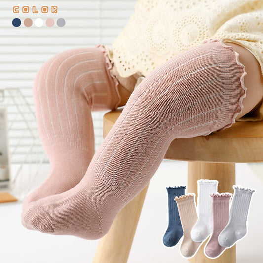 Cotton knee-high socks for Reborn Dolls