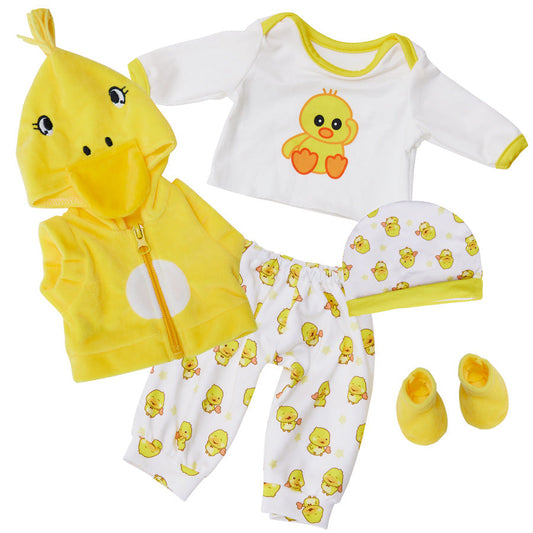 17 Inches Cartoon Animal Reborn Doll Clothes Set(Only Clothes, no doll)