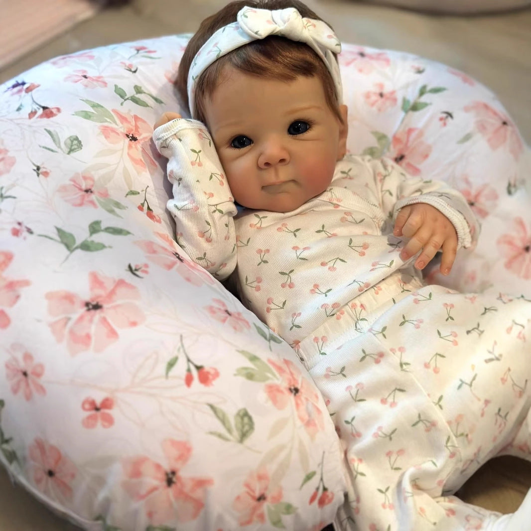 18 inches Open Eyes Short Hair Soft Body Reborn Doll-Bettie
