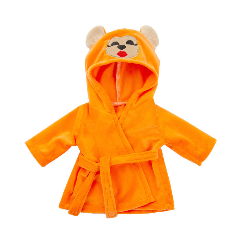 Cartoon Plush Robe for 12-14 Inches Dolls