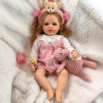 22 Inch Mamie Reborn Dolls Girls With Blonde Hair