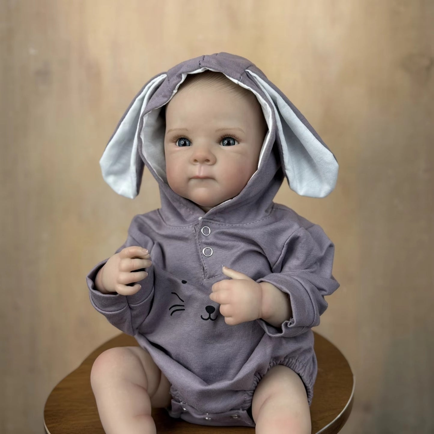 45cm Lifelike Vinyl Body Blue Eyes Bettie Reborn Baby Girl
