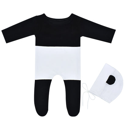 Panda Hat and Pajama 2-Piece Set for 18-20 Inches Dolls