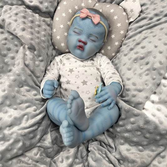 50cm Quinbee Closed Eyes Reborn Baby Avatar