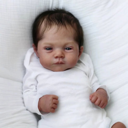 50cm Open Eyes Short Hair Soft Body Cuddly Reborn Baby-Lily