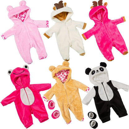 17 Inches Cartoon Animal Reborn Doll Clothes(Only Clothes, no doll)