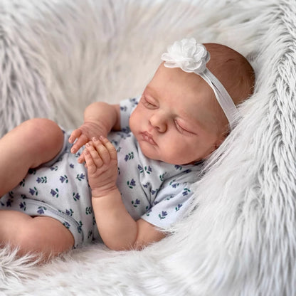 20 Inches Lifelike Soft Body Sleeping Reborn Doll Irys