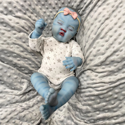 50cm Quinbee Closed Eyes Reborn Baby Avatar