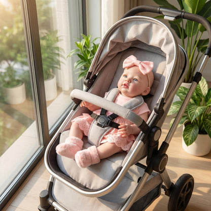 19 Inches Abigail Reborn Baby Girl in Pink Dress