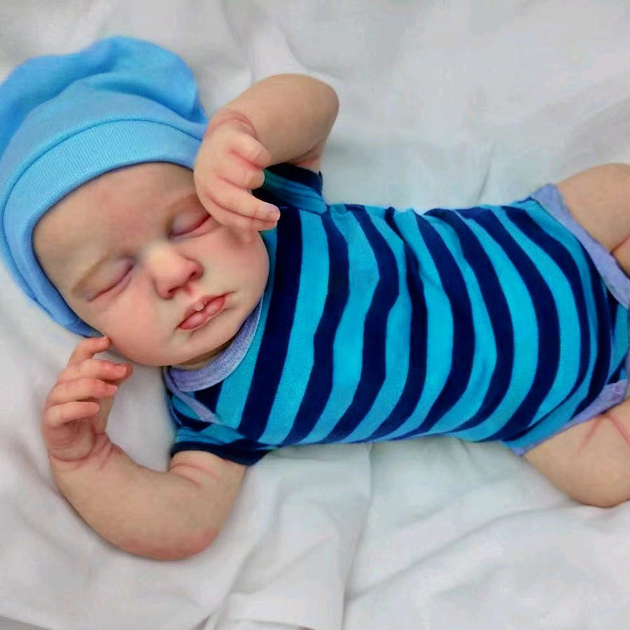 20 Inches Cute Closed Eyes Reborn Dolls Boys/Girls-Loulou