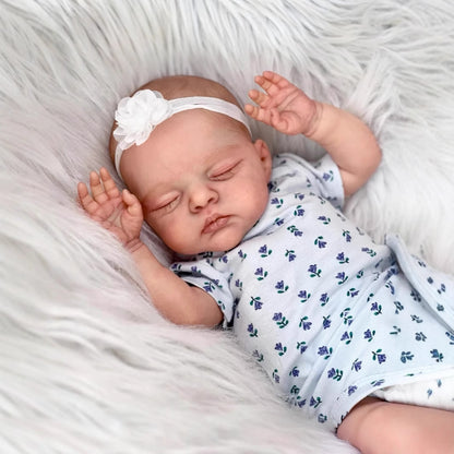20 Inches Lifelike Soft Body Sleeping Reborn Doll Irys