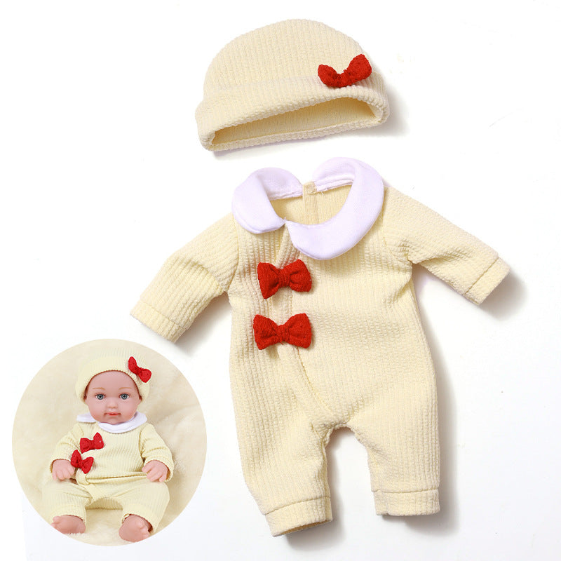 Bow-tie bodysuit 2-Piece Set for 12 Inches/30cm Reborn Dolls