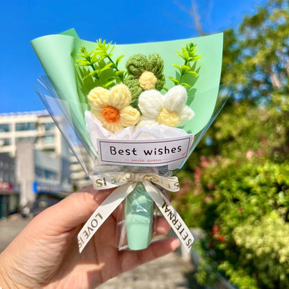 Mini Crochet Flower Bouquet