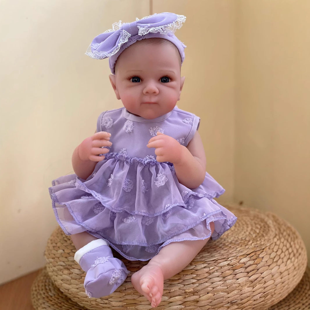 45cm Open Eyes Reborn Doll Twin Sisters In Dress-Bettie