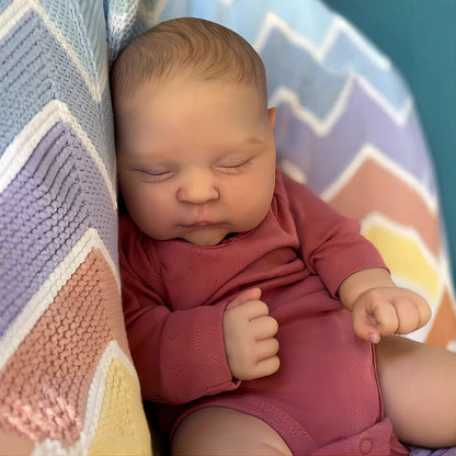 20 inches Tobey lifelike reborn baby dolls - Peaches
