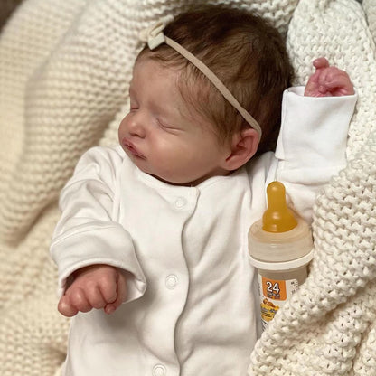 20 Inches Delia Closed Eyes Reborn Doll Girls - Rosalie