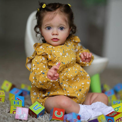 22 Inch/55Cm Realistic Lena Reborn Dolls With Open Eyes-Missy