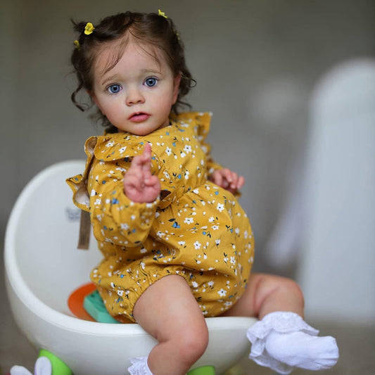 22 Inch/55Cm Realistic Lena Reborn Dolls With Open Eyes-Missy
