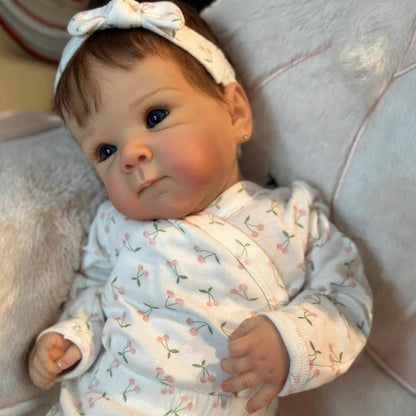 18 inches Open Eyes Short Hair Soft Body Reborn Doll-Bettie