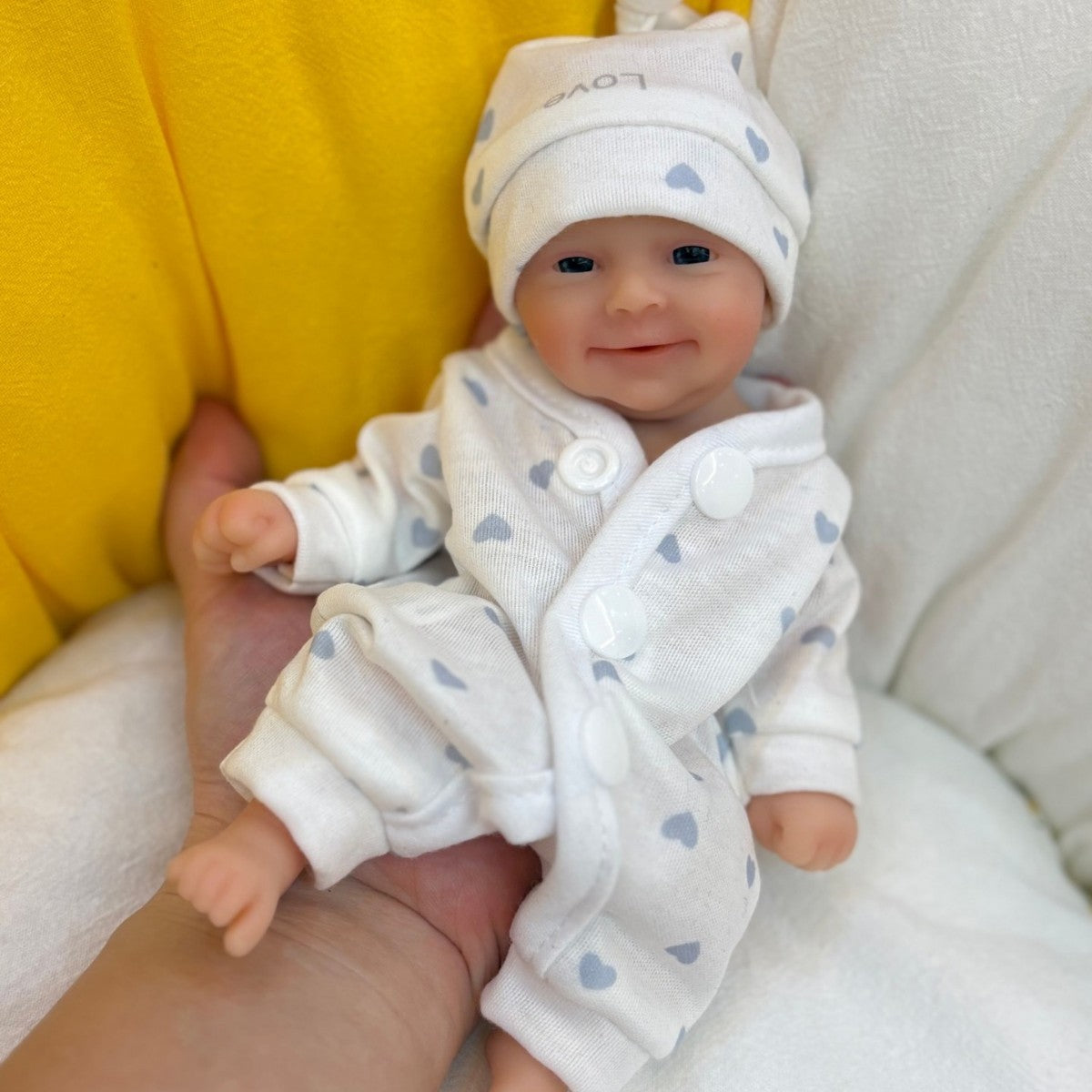 20cm Soft Silicone Mini Reborn Twin Girls-Pascale and Sebastian