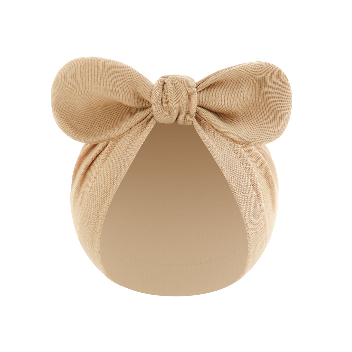 Solid Color Baby Bandana Knotted Pullover Hat