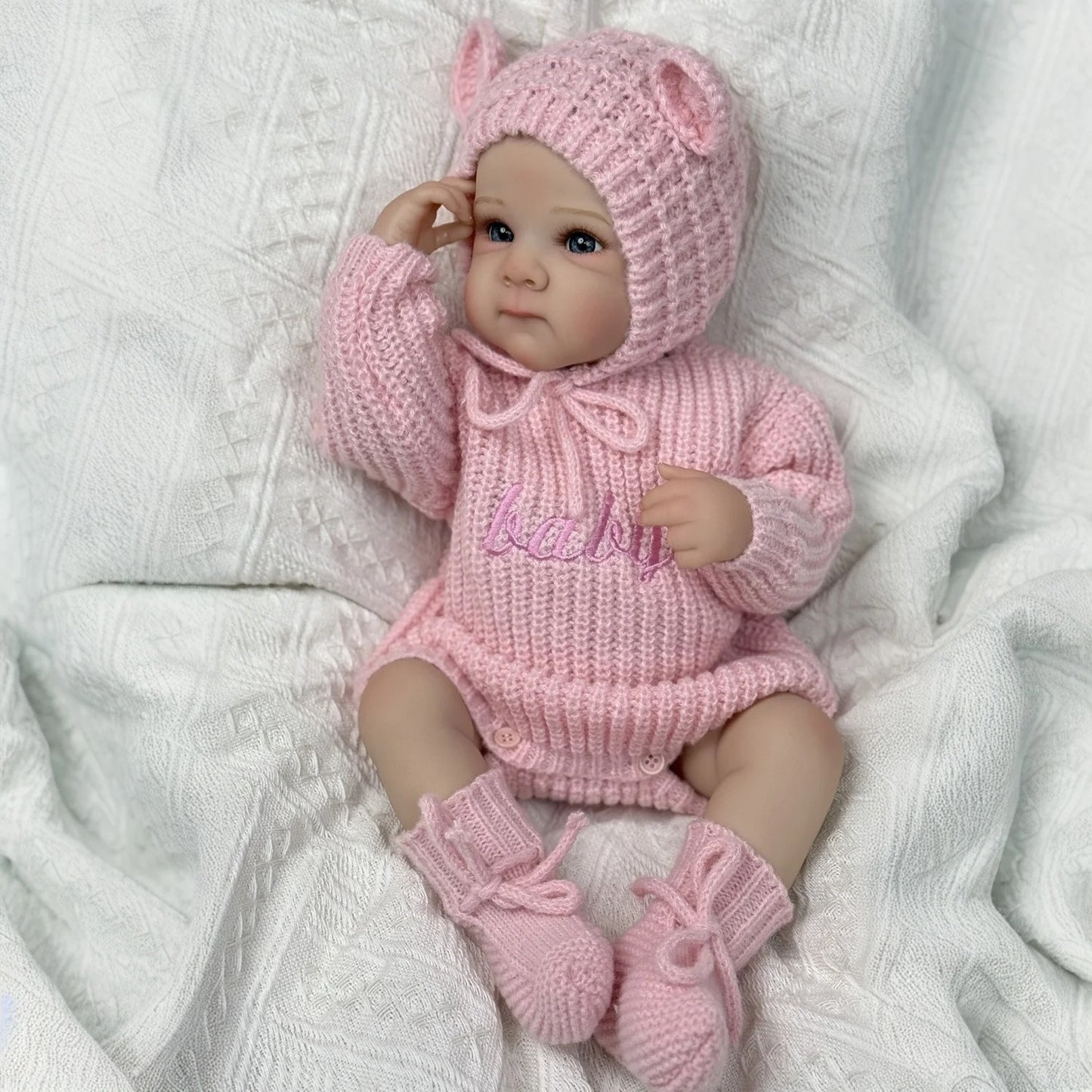 45cm Lifelike Full Vinyl Body Bettie Reborn Baby Girl-Bettie