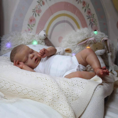 55 Cm Lifelike Closed Eyes Reborn Doll Alexis