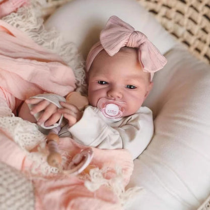 Myra 19 Inches Soft Body Newborn Reborn Baby Doll-August Awake