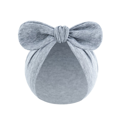 Solid Color Baby Bandana Knotted Pullover Hat