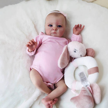 40cm Realistic Open Eyes Reborn Doll Tink In Pink Clothes