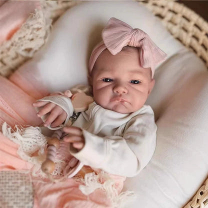 Myra 19 Inches Soft Body Newborn Reborn Baby Doll-August Awake