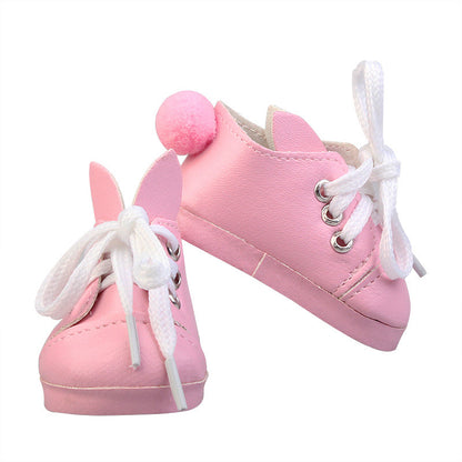 Cute Bunny Shoes for 17-18 Inches Reborn Dolls