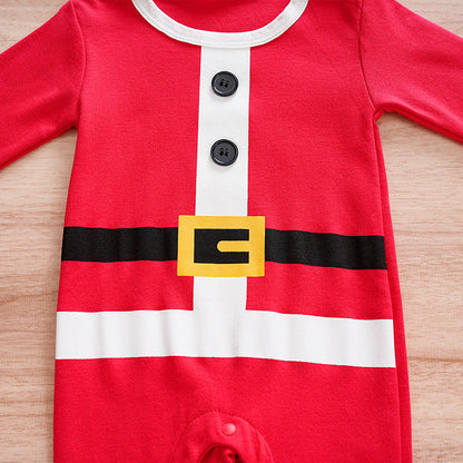 Christmas Santa Claus Onesie for 22-24 Inches Reborn Dolls