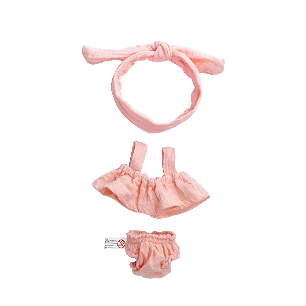 Tops, underwear and Headband 3-Piece set for 12 Inches/30cm Reborn Dolls