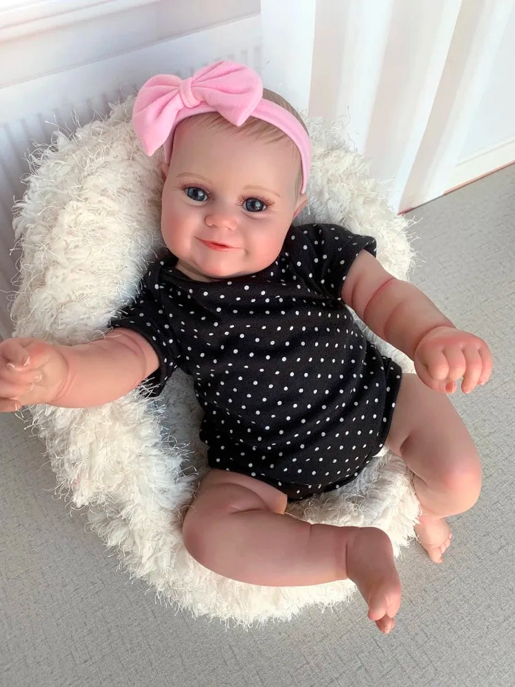 20 Inches Realistic Soft Body Open Eyes Reborn Baby Girl-Maddie