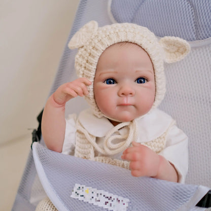 19 Inches Lifelike Full Vinyl Body Reborn Baby Girl-Bettie