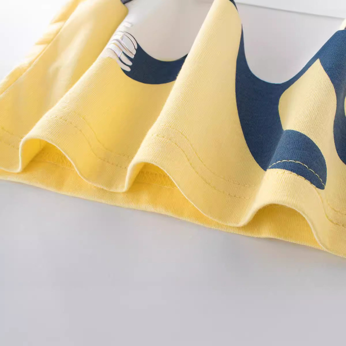 Cartoon Animal Round Neck Short Sleeve T-Shirt