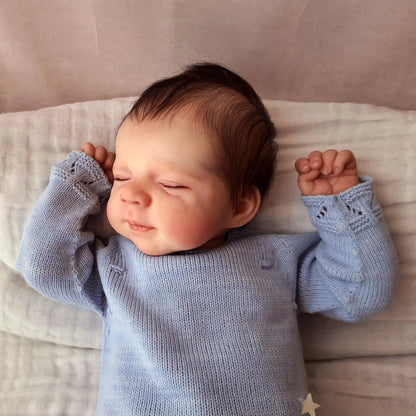 19 Inches Alvin Lifelike Closed Eyes Reborn Dolls Boys-Pascale