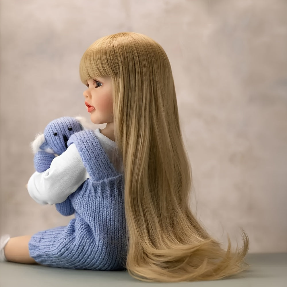 22 Inch Reborn Dolls Girls Cheryl With Long Blonde Hair