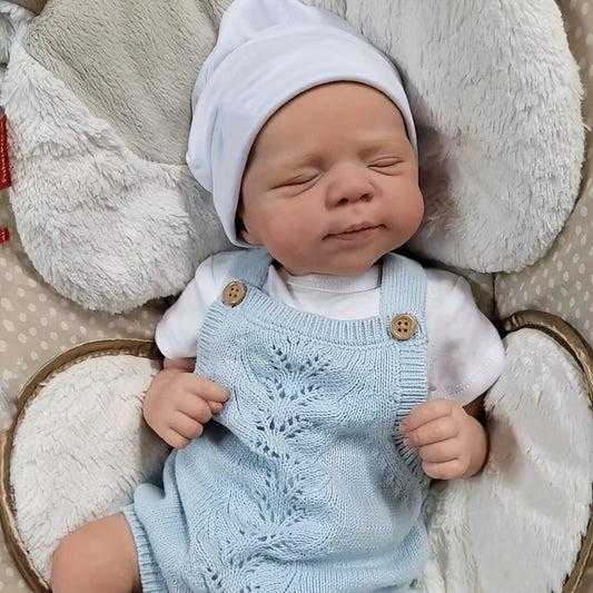 48cm Realistic Hand-painted Sleeping Reborn Doll Pascale