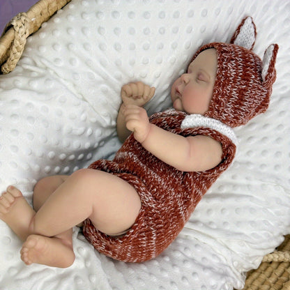 20 Inches 3D Skin Soft Body Sleeping Reborn Doll- Peaches