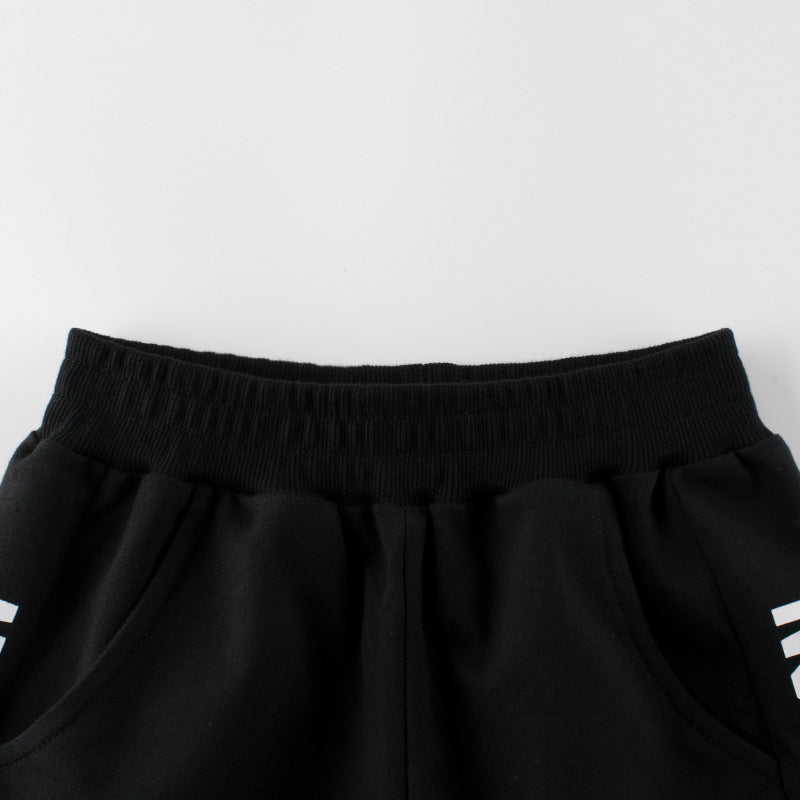 Letter Print Boy's Summer Shorts