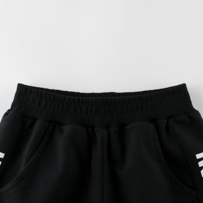 Letter Print Boy's Summer Shorts