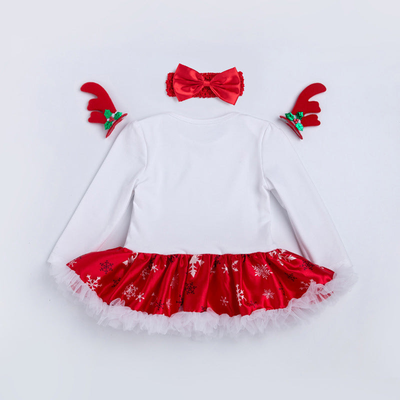 4-Piece Christmas Dress for 21/22/23 Inches Reborn Dolls