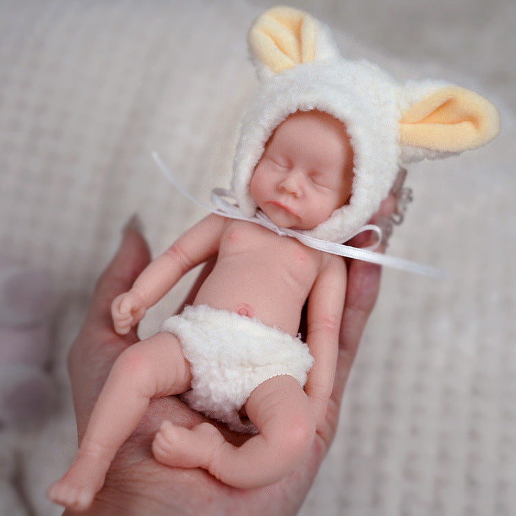 6 Inch Closed Eyes Mini Reborn Dolls - Levi