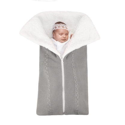 Knit Fleece Sleeping Bag For 17-24 Inches Reborn Dolls