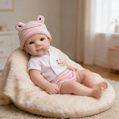 30cm Full Silicone Bettie Reborn Baby Girl in Pink Clothes
