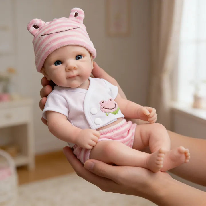 30cm Full Silicone Bettie Reborn Baby Girl in Pink Clothes