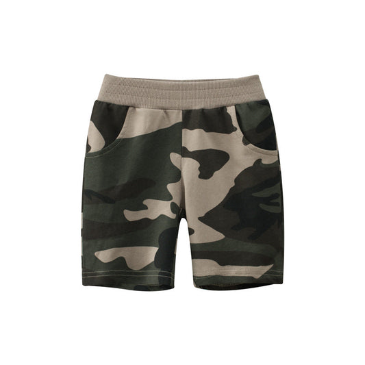 Causale camouflage short pants for boys